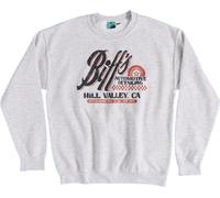 Retour vers le futur - Sweat-shirt « Biff's Automotive Detailing » pour homme/femme, unie TT641 (XL) (gris)