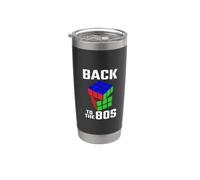 Retour vers les années 80, rétro, années 80, années 80 Gobelet isotherme en acier inoxydable double paroi