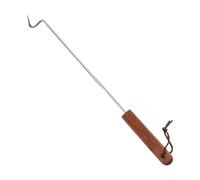 Retourne Viande Retourneur Aliments Manche Bois | Crochet Retourneur De Viande Gadget De Cuisson Pour Griller Travers Porc Poulet Hot-Dogs Intérieur