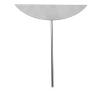 Retourneur de Crêpes Demi-cercle en Acier Inoxydable 18 CM | Pancakes et Pâte, Surface Lisse, Construction sans Joint, Nettoyage Rapide, Usage la Cuisine Maison