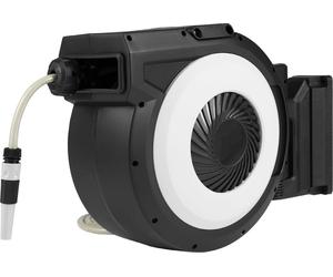 Retractable Garden Hose Reel, 30m Hose, Wall Mount Set
