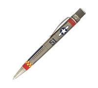 Retro 51 Vintage Metalsmith Collection Rollerball Pen, P-51 Mustang WWII Plane design (VRR-1343)