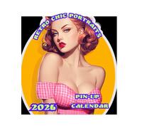 Retro Chic Portraits: 2026 Pin-Up Calendar