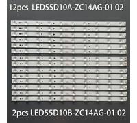 Rétro-éclairage Led bande 10 lampe Haier 55 ""TV LS55AL88U71 LED55D10A-zc14ag-01 zc14 LED55D10B A55U S55U LED55K36U 35U LC546PU1I01 ""Nipseyteko