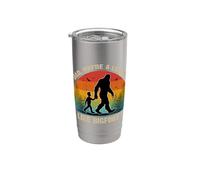 Rétro fête des pères Bigfoot Dad You're a Legend Like Bigfoot ! Gobelet isotherme en acier inoxydable double paroi