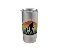 Rétro fête des pères Bigfoot Dad You're a Legend Like Bigfoot ! Gobelet isotherme en acier inoxydable double paroi