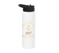 Retro It's Beer Can Not Beer Can't Funny Party Drinking Stainless Steel Insulated Water Bottle