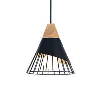 Rétro Metal Suspension Noir Cage E27 Suspension Industrielle Lampe Vintage Pendante Lumière Vintage en Métal Eclairage de Plafond Lustre Rétro Plafonnier,Métal Retro Antique Suspensions Luminaire