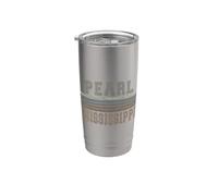 Retro Pearl Mississippi Gobelet isotherme en acier inoxydable double paroi