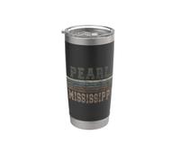 Retro Pearl Mississippi Gobelet isotherme en acier inoxydable double paroi