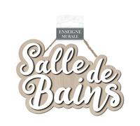 Rétro Plaque de Porte pour Salle de Bain