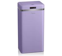 Swan Retro Poubelle de cuisine automatique avec capteur de mouvement, 45 litres, métallique, grande capacité, design vintage, violet