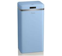 Retro Poubelle à Ouverture Automatique avec Capteur, Métal, 45 Litres, Vintage SWAN SWKA4500BLNEU Bleu