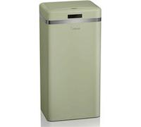 Swan Poubelle rétro SWKA4500GNEU avec capteur d'ouverture automatique métal 45 L vert