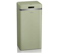 SWAN SWKA4500GNEU Poubelle rétro avec capteur d'ouverture automatique, métal, 45 L, design vintage vert