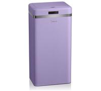 Swan Retro Poubelle de cuisine automatique avec capteur de mouvement, 45 litres, métallique, grande capacité, design vintage, violet