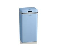 Retro Poubelle à Ouverture Automatique avec Capteur, Métal, 45 Litres, Vintage SWKA4500BLNEU Bleu