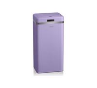Swan Retro Poubelle de cuisine automatique avec capteur de mouvement, 45 litres, métallique, grande capacité, design vintage, violet