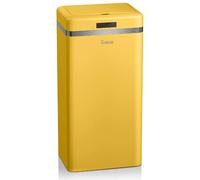 Retro Poubelle à Ouverture Automatique avec Capteur, Métal, 45 Litres, Vintage SWKA4500YELN