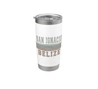 Rétro San Ignacio Belize Gobelet isotherme en acier inoxydable double paroi