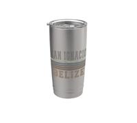 Rétro San Ignacio Belize Gobelet isotherme en acier inoxydable double paroi