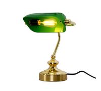 RETRO table de lecture lampe de banquier lampe de travail chambre spot nuit lumière verte Globo 24917