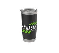 Retro Vintage KAWASAKI Green City pour hommes ou femmes Gobelet isotherme en acier inoxydable double paroi