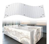 Rétroéclairage LED douce Blanc 6000K 24V 36W, Panneau LED Dimmable Compatible Alexa, Panneau lumineux LED avec Télécommande & APP, 50 x 24.5cm for Marbre, Plan de Travail Translucide (8 Pack)