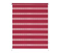 Rettika Double Store Enrouleur sans perçage Klemmfix - Mousse à la Framboise - Largeur 90 cm Hauteur 220 cm - Store intérieur Duo Jour Nuit pour fenêtre