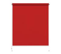 Rettika Store de Protection visuelle sans perçage - Rouge - Largeur 120 cm Hauteur 120 cm - Store intérieur à Pince Klemmfix