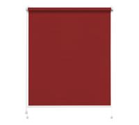 Rettika Store de Protection visuelle sans perçage - Rouge Marsala - Largeur 150 cm Hauteur 150 cm - Store intérieur à Pince Klemmfix