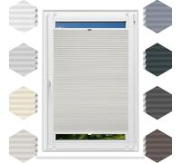 Rettika Store plissé alvéolé sans perçage Thermique occultant sur Mesure, Largeur 30-129 cm, Hauteur 50-149 cm - Store intérieur