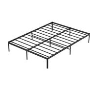 reukmuuc Cadre de Lit avec Sommier Métal, Plateforme à Lattes, Support 250 kg, Rangement 30,5 cm, Style Industriel, Montage Facile, Silencieux, Chambre Adulte, 90x190/140x190/160x200 cm 140cmX190cm