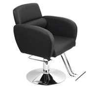 reukmuuc Hair Salon Chair Hydrauli, Styling Barber Equipment 360-Degree Swivel Height Adjustable Seat Heavy Duty Professional Beauty Equipment for Spa Tattoo Parlor 24.4x29.5x36.6inch Noir