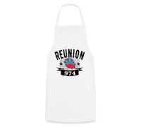 Réunion 974 Île Réunion Badge Cadeau Réunionnais Tablier Cuisine