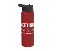 Réunions One Star Trop de participants ne recommanderaient pas Stainless Steel Insulated Water Bottle