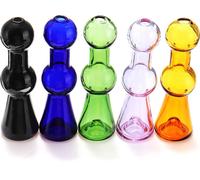 Réutilisable Mini Portable Tuyau d'eau en verre Pratique Civière belle à la mode - Amber