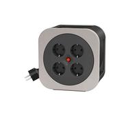 REV 0010012800 Kabeltrommel 10 m Schwarz Schutzkontakt-Stecker (0010012800)