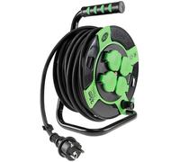 REV 0010215412 REV Kabeltrommel Kunststoff 25m IP 44 4-fach sw gn