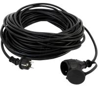 REV 0017258549 - Rallonge en caoutchouc, IP44, câble de 25 m, noir