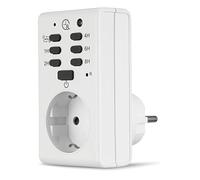 REV 0025220102 Minuterie mécanique avec Fonction crépuscule et Compte à rebours Blanc
