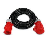 REV 0577740555 Rallonge CEE pour extérieur IP44 Noir 10 m 11000 W