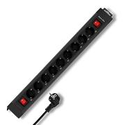 REV Multiprise 9x avec protection de tension 3.7m anthracite (00149271)