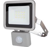 REV 2707614020 - Projecteur LED, 10 W, 800 lm, 6500 K, IP44, Capteur, argent