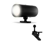 REV Applique murale LED sans fil avec détecteur de mouvement, batterie rechargeable, 180 lm, orientable 360°, variateur, lampe portable IP54 - idéale camping, garage, cave, noir