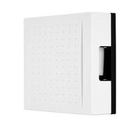 REV Carillon de porte 220102, timbre électrique bicolore, 9 V DC, jusqu'à 75 dB, blanc