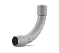 REV Coude pour gaine, tube, tuyau PVC, courbure 90° Ø16 mm, coude ISO EN16-3 pièces, -5 °C à +60 °C, gris
