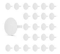 REV Couvercles à Ressorts Lot de 25, Ø 80mm, Rond, Blanc | Cache pour prise encastrée ǀ Couvercle à ressort pour boîte de dérivation