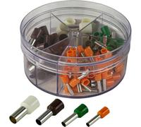 REV Embouts, 100 pièces, jeu d'embouts : 4 types (4-16 mm²), multicolores