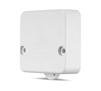 REV Interrupteur encastrable, interrupteur pour coffre avec capuchon, 1 pôle, 230 V CA, 2 A, blanc